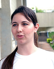 Natália Rick, aluna de saneamento ambiental: "A Unicamp pode fazer mais que outras escolas"