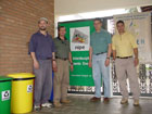 José Dilicio (à esquerda) com a equipe do Nipe: pesquisa apresentada em Cuba, Estados Unidos e Alemanha