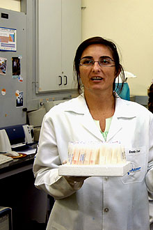 A fisiologista Márcia Carvalho Garcia