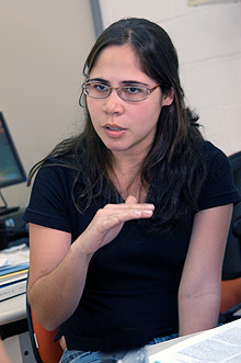A doutoranda Marília Meira Dias, que estudou  os efeitos do irinotecano: prêmio internacional(Fotos: Antoninho Perri)