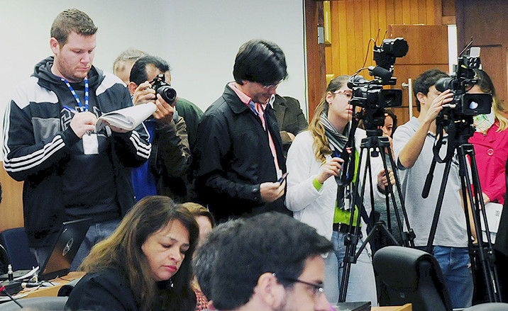 Imprensa em atuação