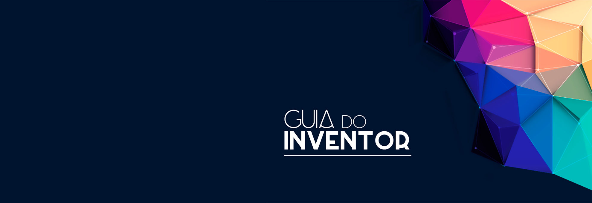 Imagem que reproduz a capa da publicação, escrita guia do inventor