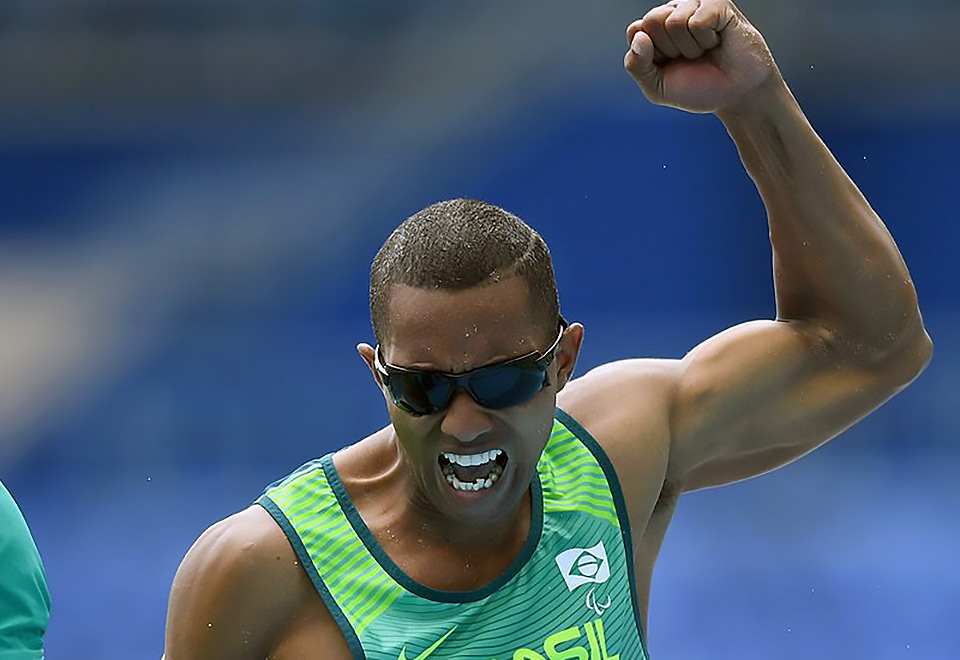 Ricardo Costa, em competição de atletismo na Rio 2016