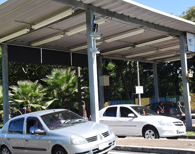 Uma das seis guaritas do campus de Barão Geraldo Uma das seis guaritas do campus de Barão Geraldo