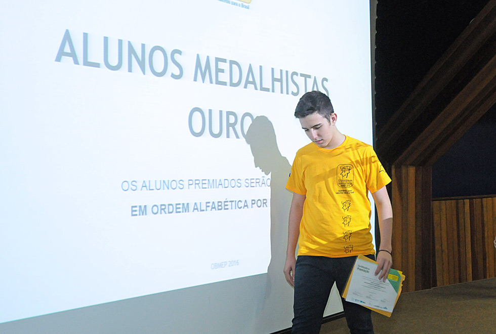 Premiação regional da Olimpíada Brasileira de Matemática das Escolas Públicas