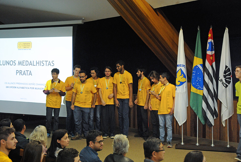 Premiação regional da Olimpíada Brasileira de Matemática das Escolas Públicas