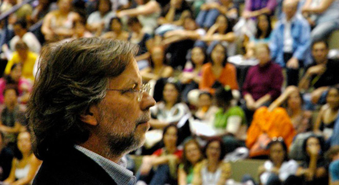 Mia Couto no Congresso de Leitura do Brasil em 2007 na Unicamp