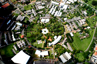 Imagem aérea da Unicamp