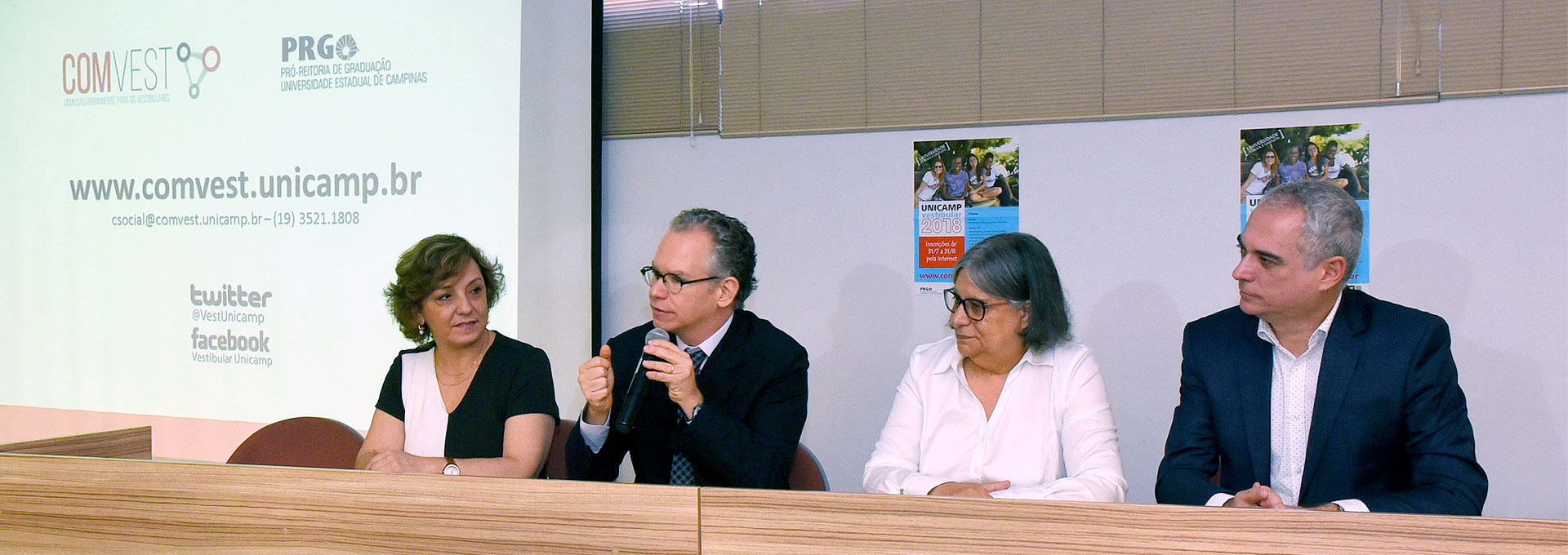 Reitor Marcelo Knobel lança Vestibular 2018 Reitor Marcelo Knobel lança Vestibular 2018