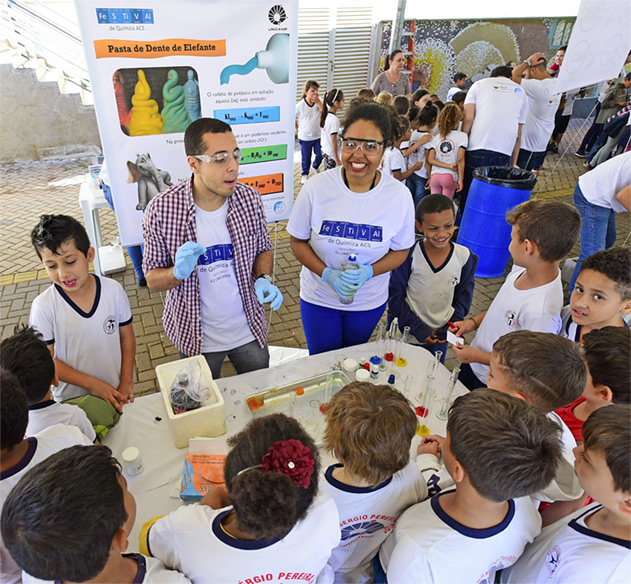 Festival de química no IQ da Unicamp Festival de química no IQ da Unicamp