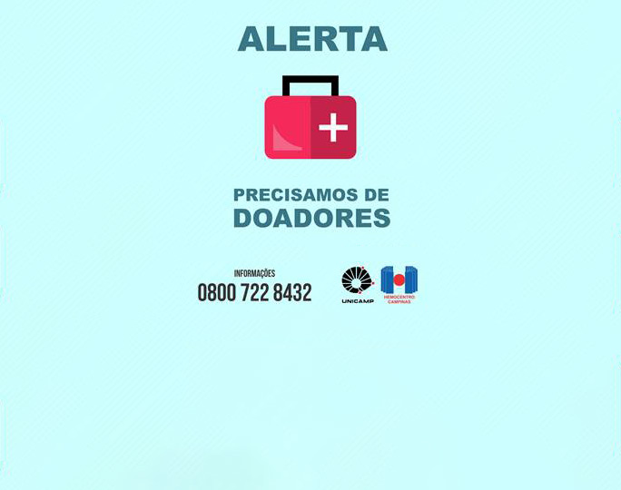 Alerta do Hemocentro