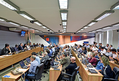 Integrantes do Consu, em reunião realizada em 2017 Integrantes do Consu, em reunião realizada em 2017