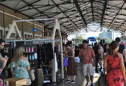 Feira realizada no CIS-Guanabara fortalece a proposta de economia criativa.Foto: Divulgação: Mercado Mundo Mix