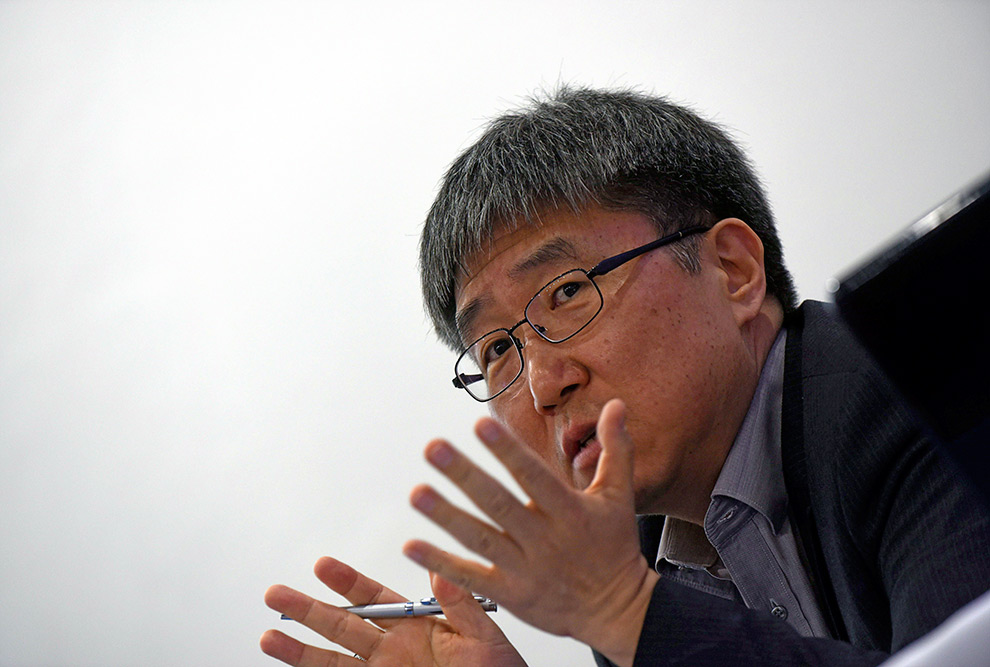 Ha-Joon Chang, professor da Universidade de Cambridge, durante palestra no Instituto de Economia Ha-Joon Chang, professor da Universidade de Cambridge, durante palestra no Instituto de Economia