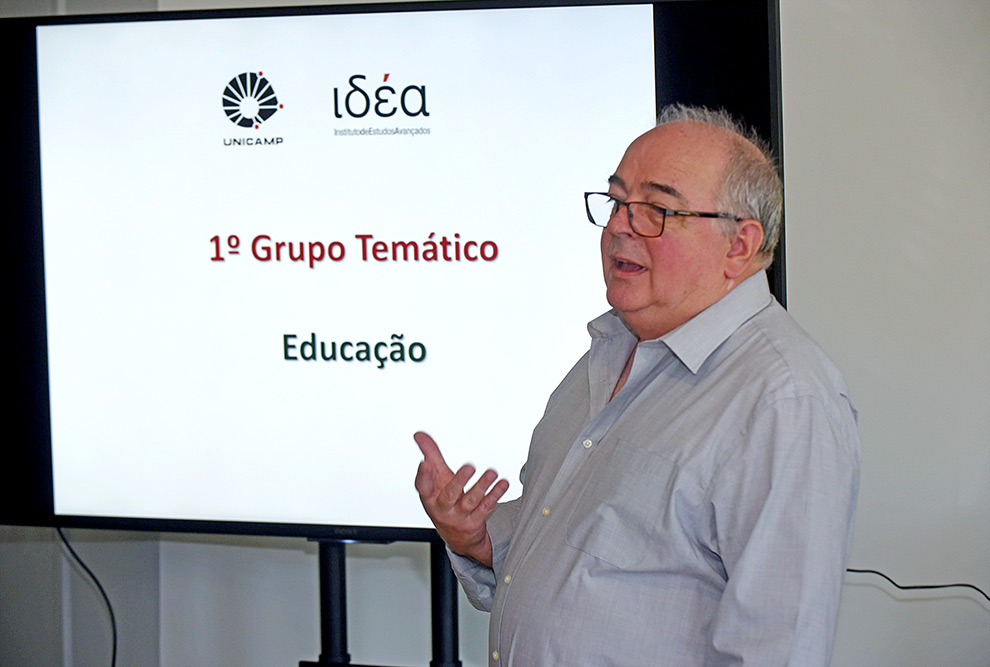 Angelo Cortelazzo fala sobre os objetivos do Grupo de Estudos de Educação do IdEA Angelo Cortelazzo fala sobre os objetivos do Grupo de Estudos de Educação do IdEA
