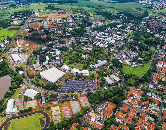 Imagem área do campus da Unicamp