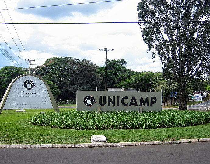 Imagem do campus da Unicamp