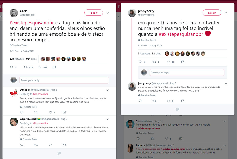 Usuários do Twitter elogiaram a hashtag Print de tuíte