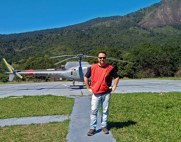 Alessandro Batezelli, que participará de expedição na Antártida Alessandro Batezelli, que participará de expedição na Antártida