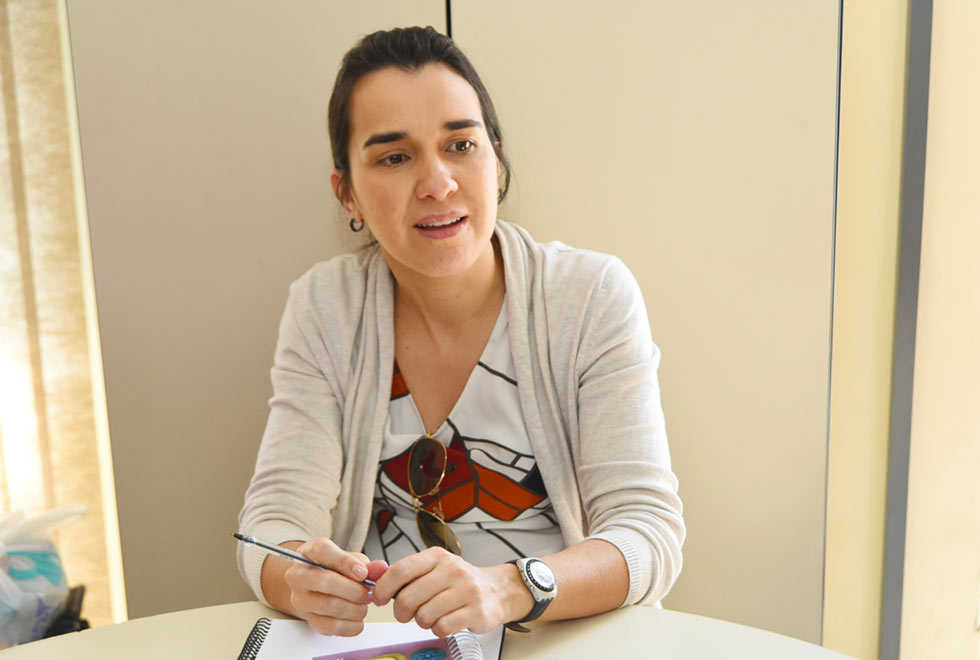 Maria Luiza Tanure, coordenadora de Extensão da FEF