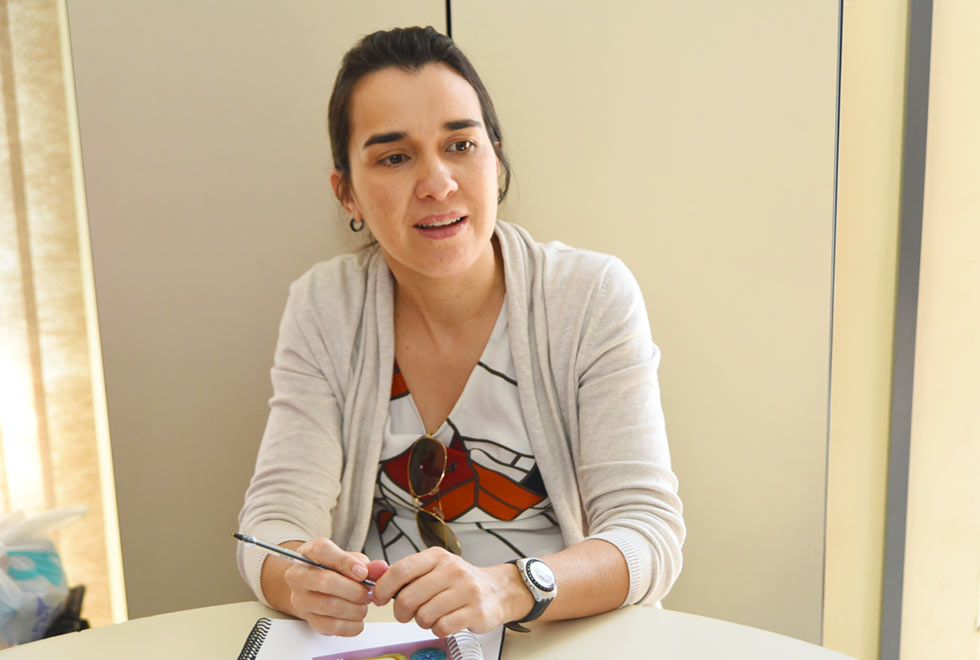 Maria Luiza Tanure, coordenadora de Extensão da FEF Maria Luiza Tanure, coordenadora de Extensão da FEF