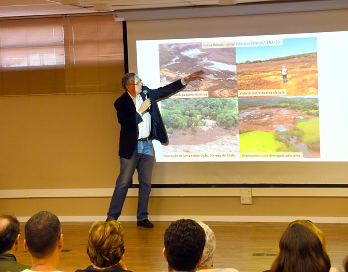 O docente Jefferson Picanço, do IG, fala de sua experiência em Brumadinho