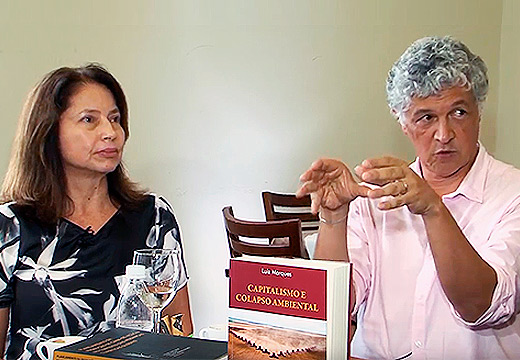 Ana Ávila, do Cepagri e Jefferson Picanço, professor do Instituto de Geociências | Imagem: Reprodução Ana Ávila, do Cepagri e Jefferson Picanço, professor do Instituto de Geociências | Imagem: Reprodução
