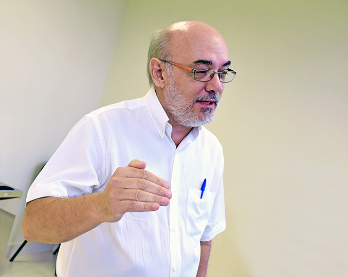 Professor José Antonio Gontijo, idealizador do projeto