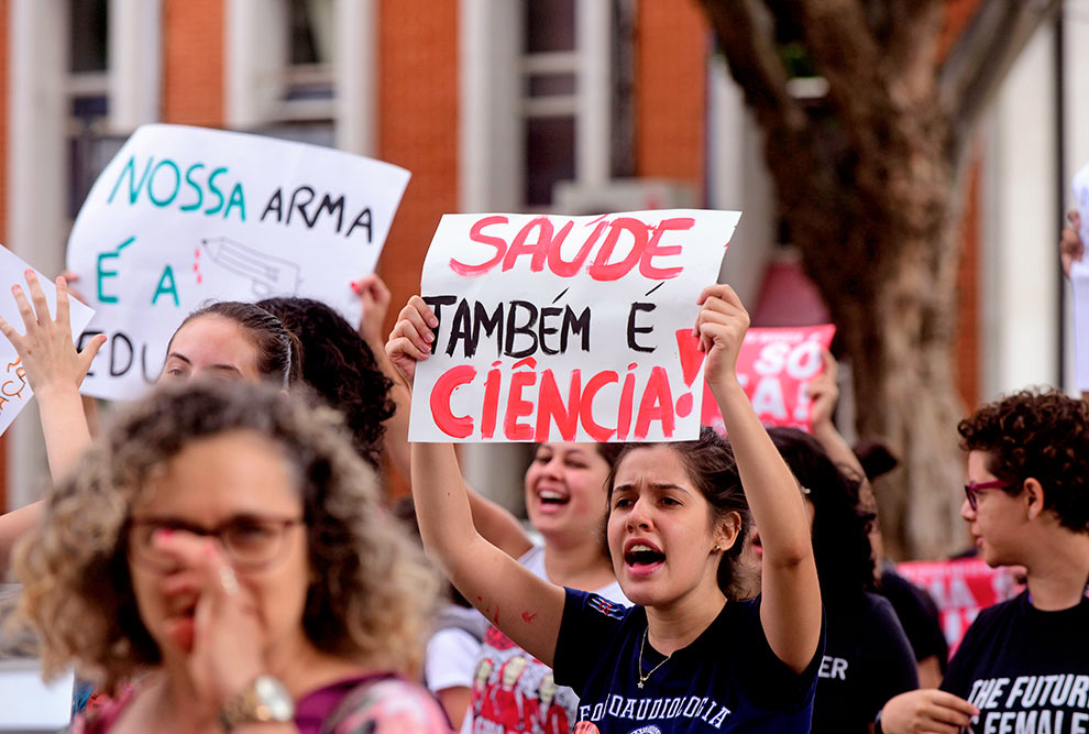 Manifestação começou na Unicamp