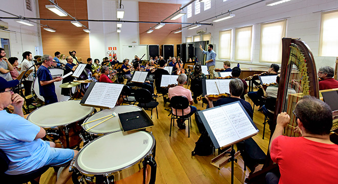 Ensaio da ópera Gianni Schicchi | Foto: Antonio Scarpinetti