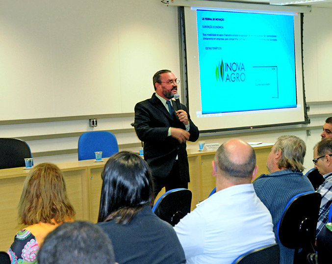 Professor Daniel Albiero, organizador do evento realizado na Feagri