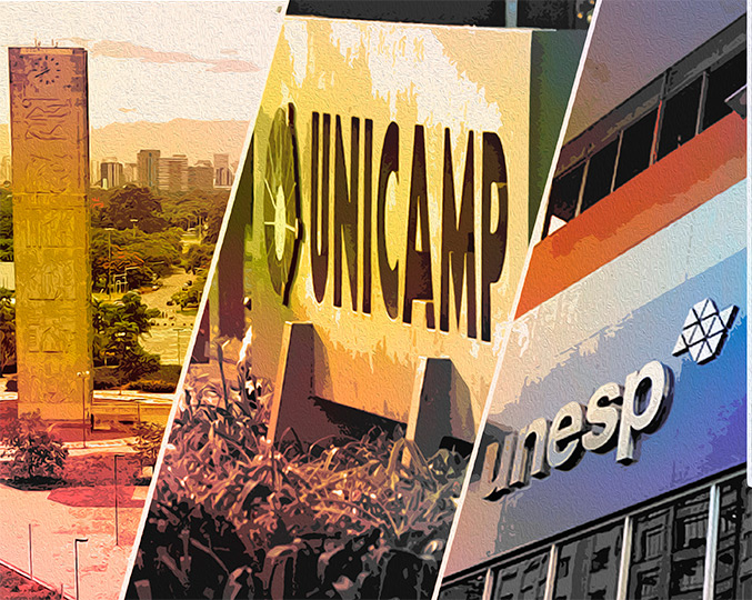 USP, Unicamp e Unesp