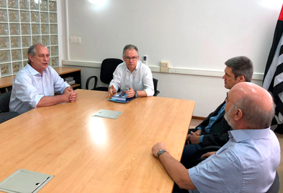 Ciro Gomes faz visita cortesia à Unicamp Ciro Gomes faz visita cortesia à Unicamp