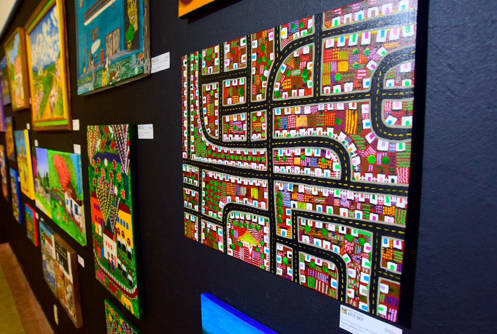 Museu de Socorro recebeu a II BiNaif bordadeiras do Programa UniversIDADE expostos da II Bienal Internacional de Arte Naif