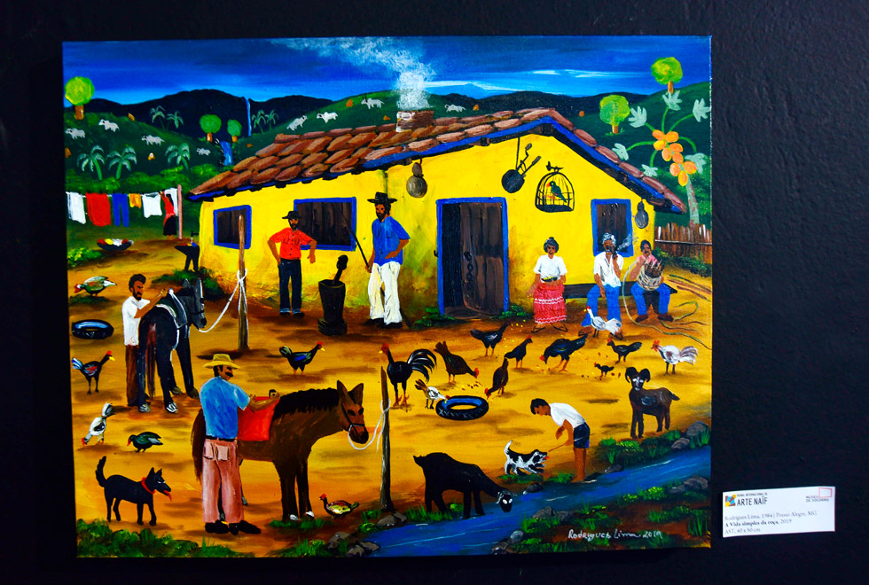 Museu de Socorro recebeu a II BiNaif bordadeiras do Programa UniversIDADE expostos da II Bienal Internacional de Arte Naif