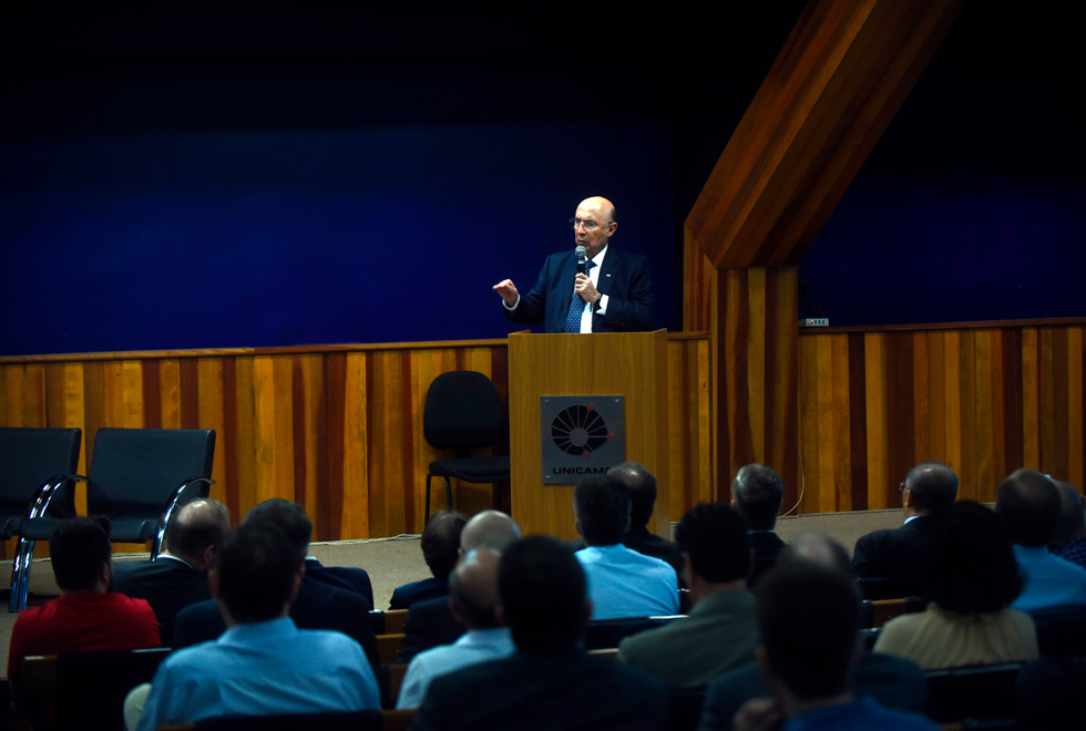 Henrique Meirelles participa de evento sobre sistema financeiro na Unicamp Henrique Meirelles participa de evento sobre sistema financeiro na Unicamp