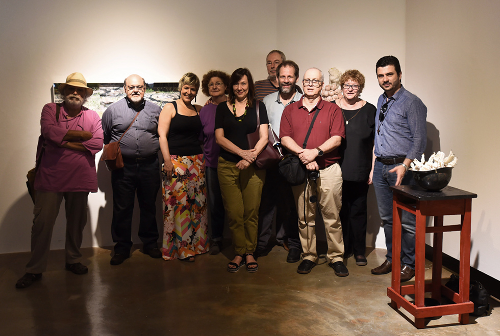 Alguns dos docentes do IA que integram a exposição Alguns dos docentes do IA que integram a exposição