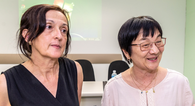 Inês Monteiro e Aparecida Mari Iguti, docentes do PPG em Saúde Coletiva da Unicamp, são as organizadoras da publicação “Gênero e Trabalho: faces da desigualdade” Inês Monteiro e Aparecida Mari Iguti, docentes do PPG em Saúde Coletiva da Unicamp, são as organizadoras da publicação “Gênero e Trabalho: faces da desigualdade”