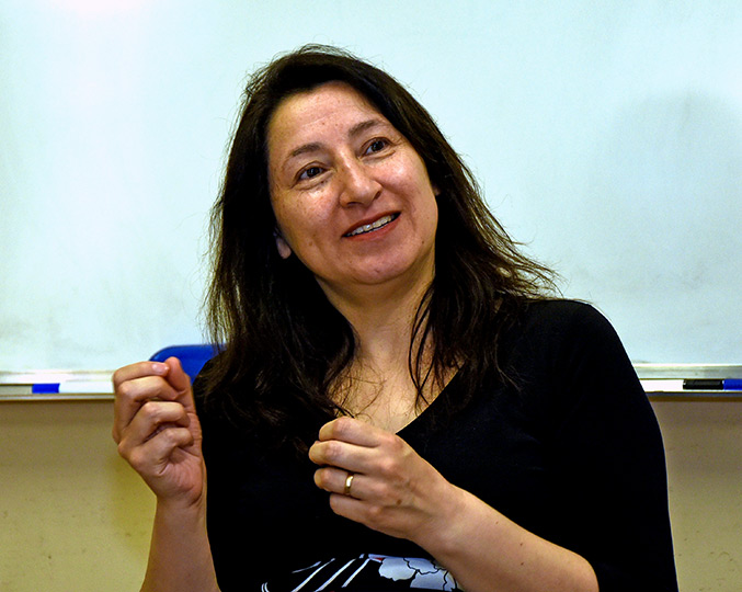 Professora Jeannette Galleguillos, da Universidade de Valparaíso - Chile Professora Jeannette Galleguillos, da Universidade de Valparaíso - Chile