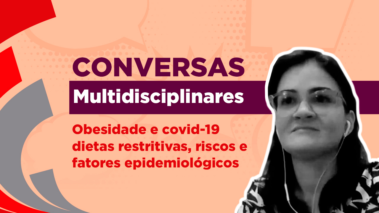 Capa do programa com o titulo e a foto da entrevistada
