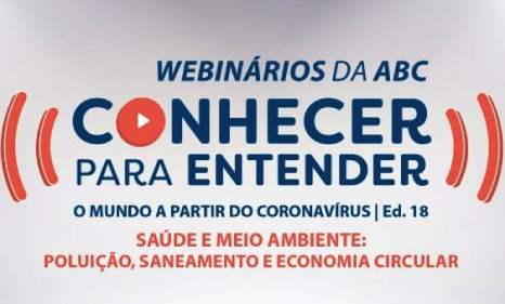 "Saúde e meio ambiente: poluição, saneamento e economia circular" "Saúde e meio ambiente: poluição, saneamento e economia circular"
