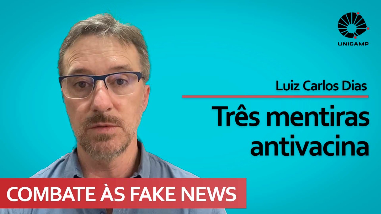 Capa do quadro combate às fake news com foto do professor e o título do episódio