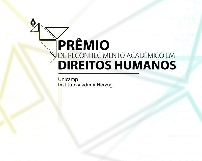 imagem mostra logo do prêmio de direitos humanos 