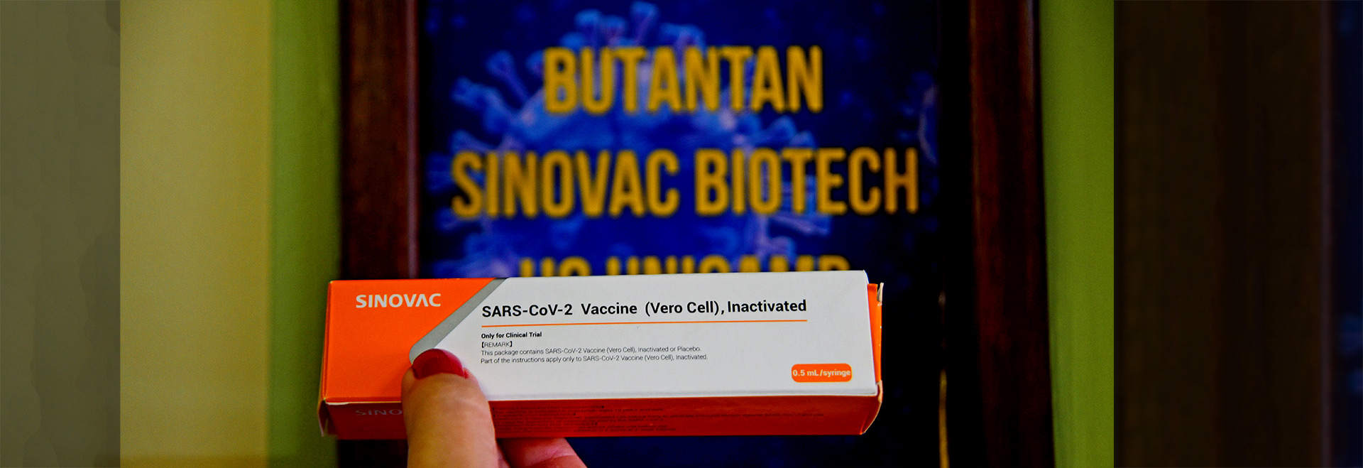 Vacina Sinovac Biotech | Foto: Antonio Scarpinetti 