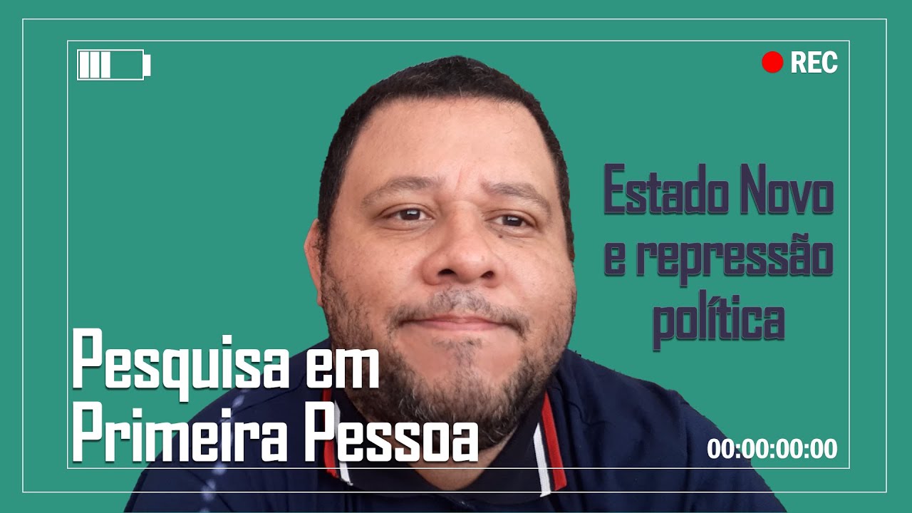 Imagem de capa do programa com foco no título e no rosto do pesquisador