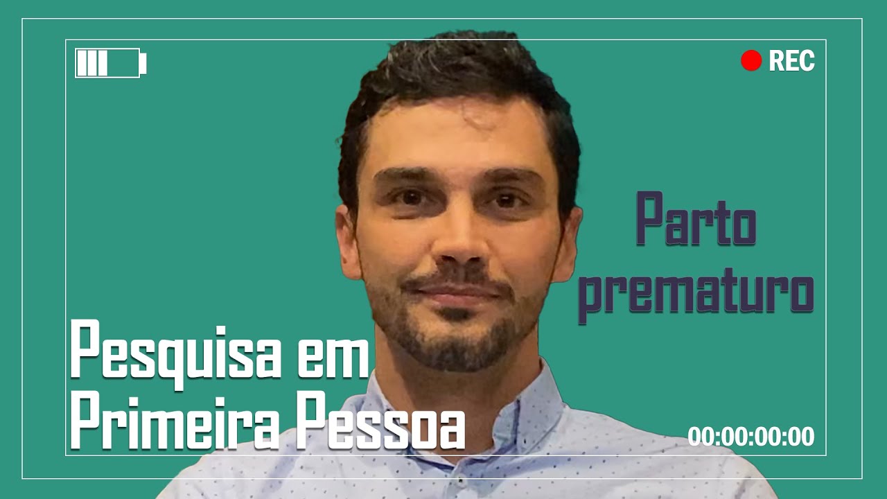 Imagem de capa do programa com foco no título e no rosto do pesquisador