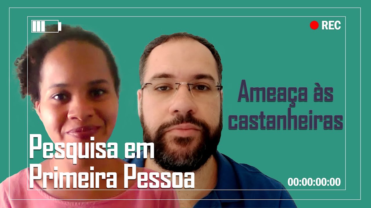 Imagem de capa do programa com foco no título e nos rostos de uma pesquisadora e de um pesquisador