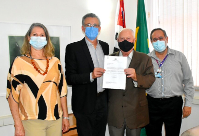 Foi a primeira visita institucional do deputado em que foram apresentadas pelo reitor Antonio José Mierelles as diretrizes da Área da Saúde