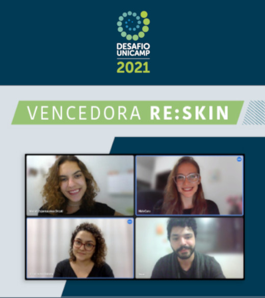 Equipe Re:Skin é a vencedora do Desafio Unicamp 2021