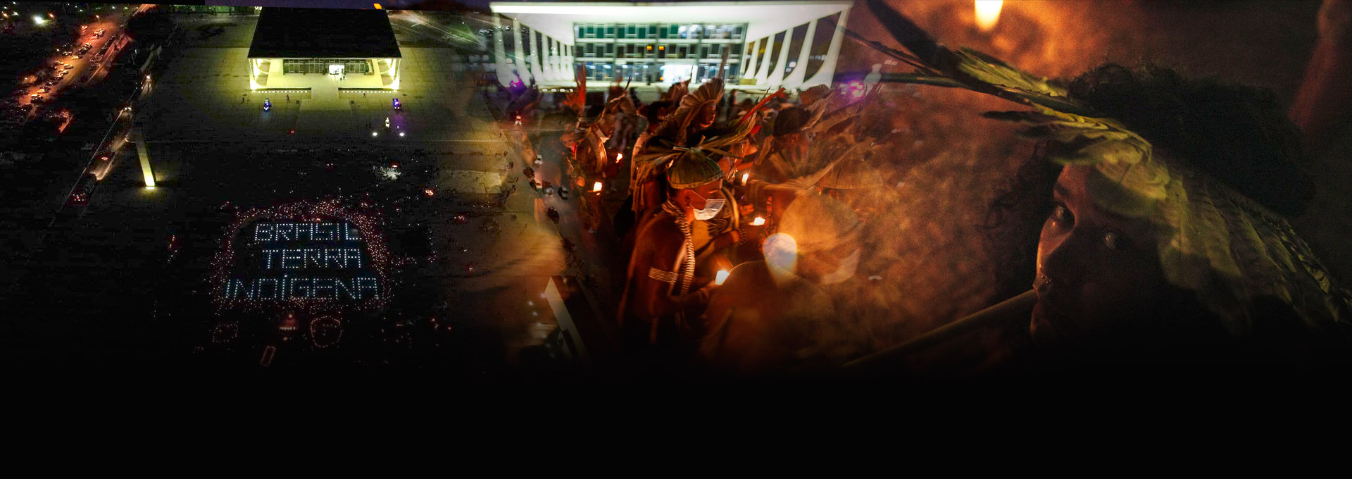 Articulação dos Povos Indígenas do Brasil (Apib) / Centro Missionário Indigenista (Cimi) | Arte de Capa: Alex Matos - a partir de fotos de: Ian Coelho (Mídia Ninja) Articulação dos Povos Indígenas do Brasil (Apib) / Centro Missionário Indigenista (Cimi) | Arte de Capa: Alex Matos - a partir de fotos de: Ian Coelho (Mídia Ninja)